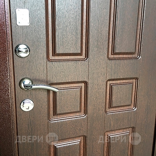 Входная металлическая Дверь Ратибор Комфорт Орех премиум в Голицыно