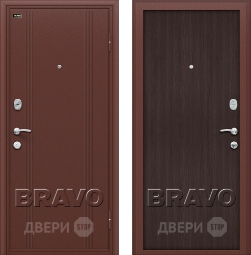 Входная металлическая Дверь Bravo Оптим Door Out 201 Венге в Голицыно