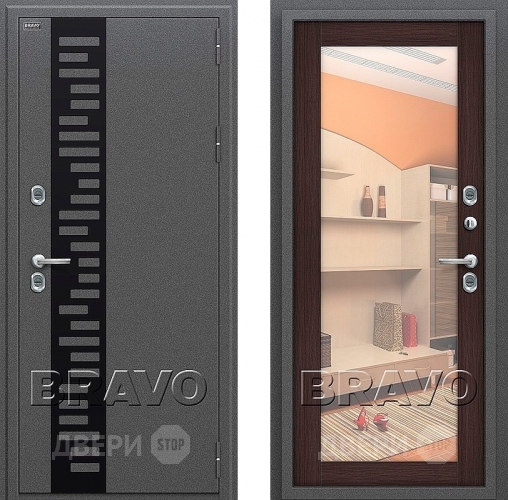 Входная металлическая Дверь Bravo Оптим Термо 220 Венге в Голицыно