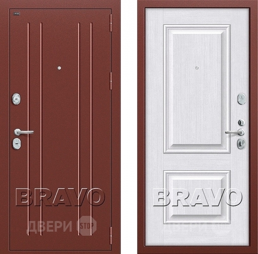 Входная металлическая Дверь Groff Т2-232 Milk Oak в Голицыно