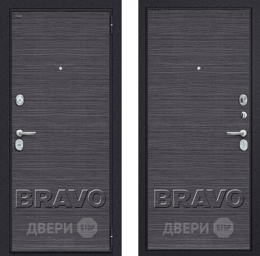 Входная металлическая Дверь Groff Т3-300 Black Wood в Голицыно