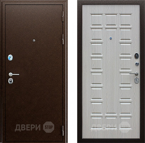 Входная металлическая Дверь Йошкар Спартак Белёный дуб в Голицыно