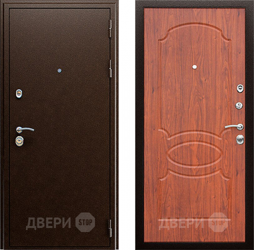 Входная металлическая Дверь Йошкар Грация Орех темный в Голицыно