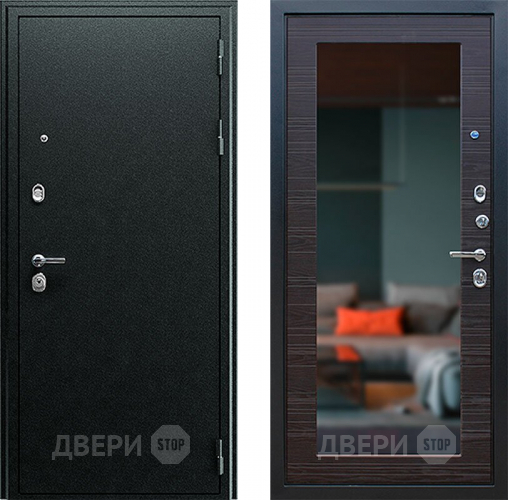 Дверь Йошкар Next-1 с зеркалом Венге поперечный в Голицыно