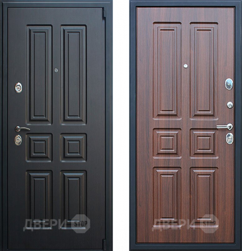 Входная металлическая Дверь Йошкар Атлант Орех бренди в Голицыно