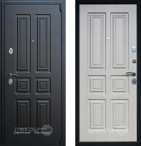 Входная металлическая Дверь АСД Атлант Белёный дуб в Голицыно