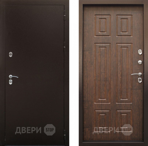 Входная металлическая Дверь Сибирь Термо-Maxi тиковое дерево в Голицыно