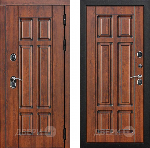 Входная металлическая Дверь Цитадель Isoterma 13 Грецкий орех/грецкий орех в Голицыно