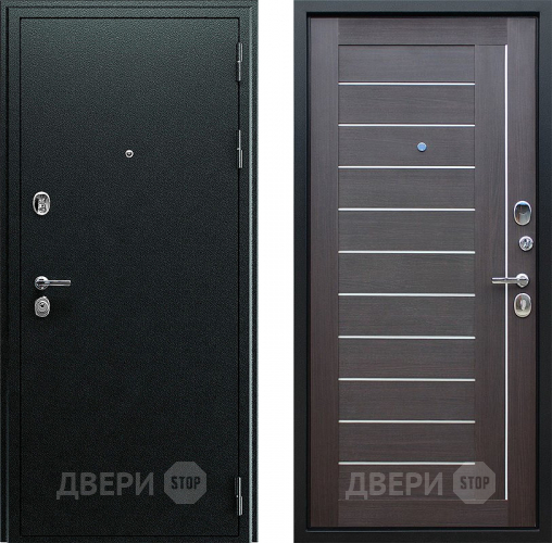 Входная металлическая Дверь Йошкар Соло Орех рифленый в Голицыно