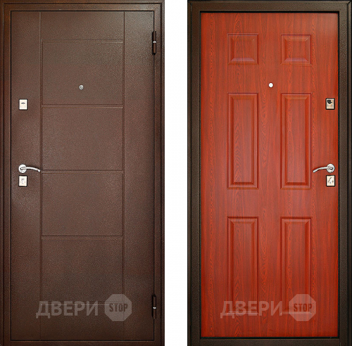 Входная металлическая Дверь Форпост Модель 73 Орех в Голицыно