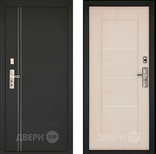 Входная металлическая Дверь Форпост С - 128 Беленый дуб в Голицыно