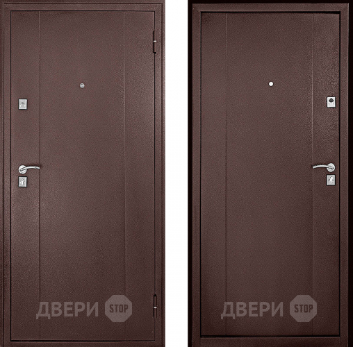 Входная металлическая Дверь Форпост Модель 72 Медный антик в Голицыно