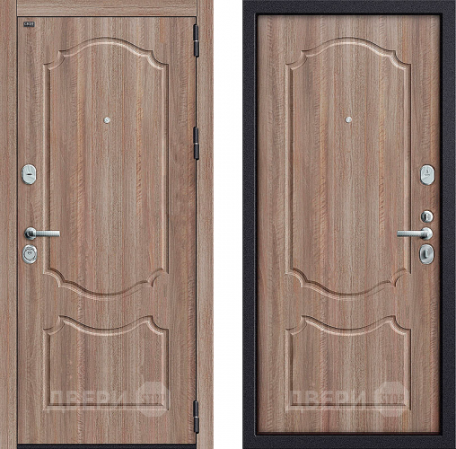 Входная металлическая Дверь Groff P3-310 Темный Орех в Голицыно