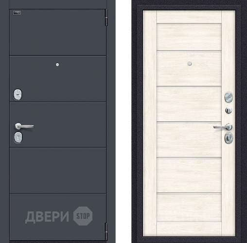 Входная металлическая Дверь Bravo Порта S-3 4/Л22 Nordic Oak в Голицыно