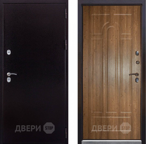 Дверь Заводская Урал Термо Орех Кантри (с терморазрывом) в Голицыно