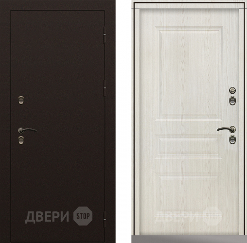 Входная металлическая Дверь Сибирь Термо-Стандарт сосна прованс в Голицыно