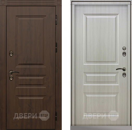 Входная металлическая Дверь Сибирь Термо-Премиум лиственница белая в Голицыно
