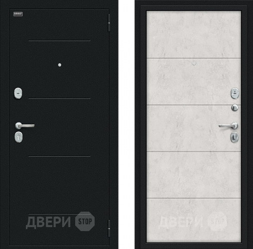 Входная металлическая Дверь Bravo Граффити-1 Букле черное/Look Art в Голицыно