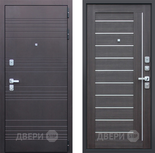 Входная металлическая Дверь Йошкар Дуэт Орех рифленый в Голицыно