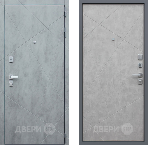 Входная металлическая Дверь Йошкар Дуэт-Б Бетон Светлый в Голицыно
