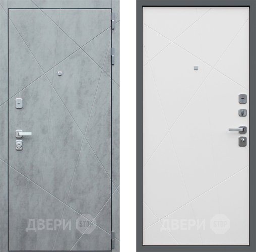 Входная металлическая Дверь Йошкар Дуэт-Б Белый Матовый в Голицыно