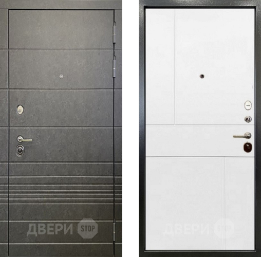 Входная металлическая Дверь Ратибор Мегаполис 3К Силк сноу в Голицыно