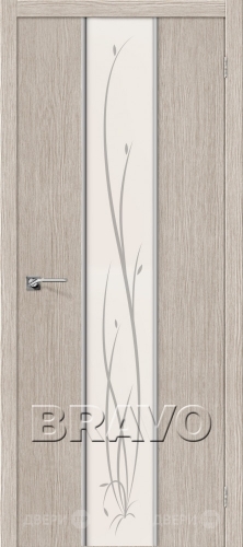 Межкомнатная дверь Глейс-2 Twig (3D Cappuccino) в Голицыно