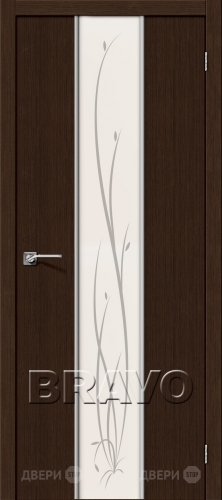 Межкомнатная дверь Глейс-2 Twig (3D Wenge) в Голицыно