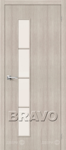Межкомнатная дверь Тренд-4 (Cappuccino Veralinga) в Голицыно