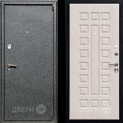 Входная металлическая Дверь Ратибор Зодиак Беленый Дуб в Голицыно