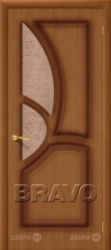 Межкомнатная дверь Греция (Орех) рифленое в Голицыно