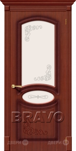 Межкомнатная дверь со стеклом Азалия (Макоре) в Голицыно