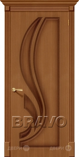 Межкомнатная дверь Лилия (Орех) в Голицыно