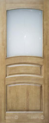 Межкомнатная дверь 16-ПО светлый лак в Голицыно