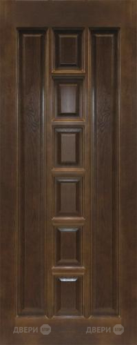 Межкомнатная дверь 11-ПГ темный лак в Голицыно