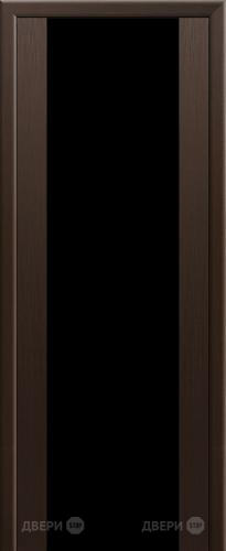 Межкомнатная дверь ProfilDoors 8X венге мелинга (черный триплекс) в Голицыно