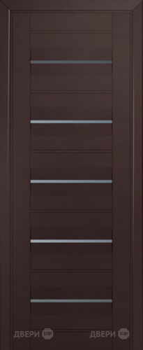 Межкомнатная дверь ProfilDoors 48U темно-коричневый (графит) в Голицыно