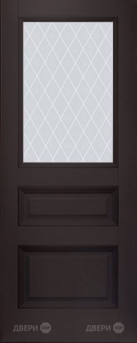 Межкомнатная дверь ProfilDoors 67U темно-коричневый (ромб) в Голицыно