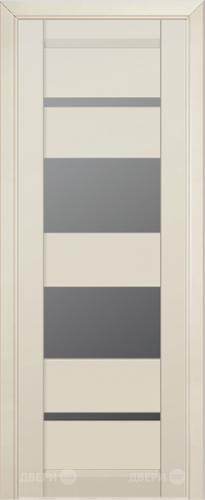 Межкомнатная дверь ProfilDoors 72U магнолия сатинат (графит) в Голицыно