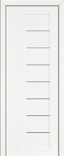 Межкомнатная дверь ProfilDoors 17L белый люкс (графит) в Голицыно