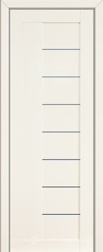 Межкомнатная дверь ProfilDoors 17L магнолия люкс (графит) в Голицыно