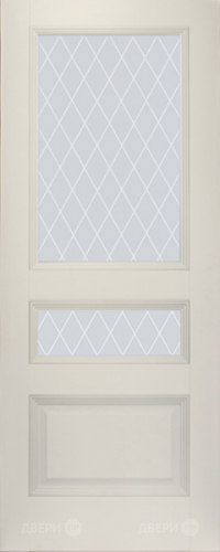 Межкомнатная дверь ProfilDoors 68U магнолия сатинат (ромб) в Голицыно
