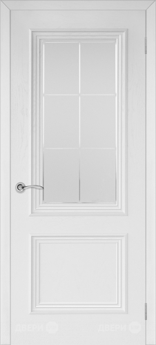Межкомнатная дверь Валенсия-4 ПО эмаль белая в Голицыно