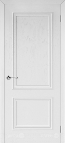 Межкомнатная дверь Валенсия-4 ПГ эмаль белая в Голицыно