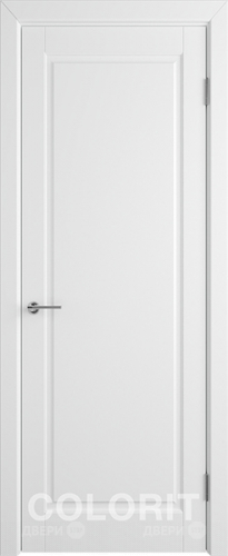 Межкомнатная дверь К3 ПГ белая эмаль в Голицыно