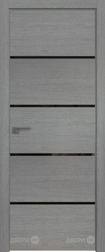 Межкомнатная дверь ProfilDoors 20 ZN Грувд (черный лак) в Голицыно