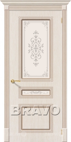 Межкомнатная дверь со стеклом Стиль (БелДуб) в Голицыно