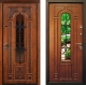 Входная металлическая Дверь Юркас Лацио с ковкой и стеклом в Голицыно