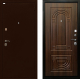 Входная металлическая Дверь Ратибор Оптима 3К Орех бренди в Голицыно