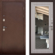 Входная металлическая Дверь Снедо Сити Эш Вайт с зеркалом в Голицыно